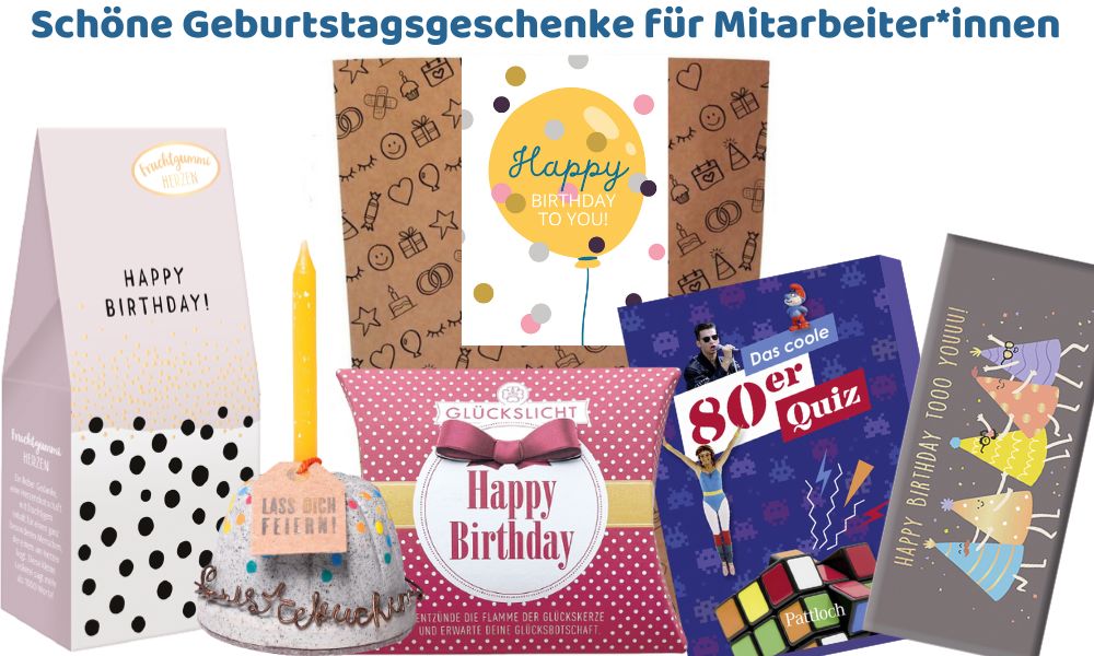 Mitarbeitergeschenke zum Geburtstag