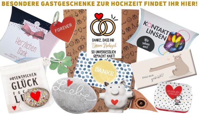 Gastgeschenke zur Hochzeit