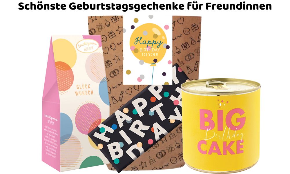 Geburtstagsgeschenke für Freundin