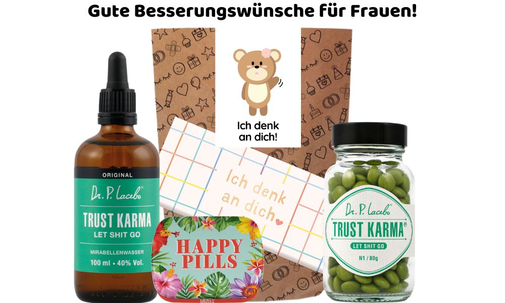 Besserungswünsche für Frauen