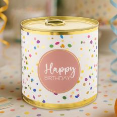 Cancake – Kuchen in der Dose „Happy Birthday“ - Konfetti