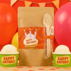 Eistraum Vanille Eispulver Happy Birthday
