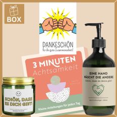 Geschenkbox Mitarbeitergeschenk „Dankeschön für die gute Zusammenarbeit“ (Set 4)