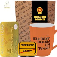Geschenktüte BESTER MANN! # 2