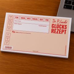 Notizblock GLÜCKSREZEPT