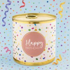 Cancake – Kuchen in der Dose „Happy Birthday“ - Konfetti