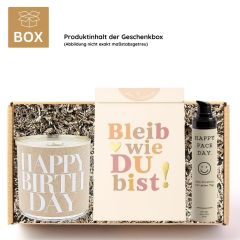 Geschenkbox Geburtstag – Geburtstagsgeschenk „Das beste Alter ist jetzt!“ (Set 6)