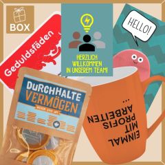 Onboarding Box – Begrüßungsgeschenk  „Willkommen im Team“ (Set 5)