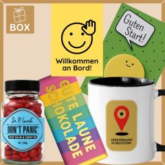 Onboarding Box – Welcome Kit „Willkommen an Bord!“ (Set 5)