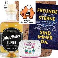 Geschenktüte zur Aufmunterung - Kleiner Sorgenfresser (Set 3)