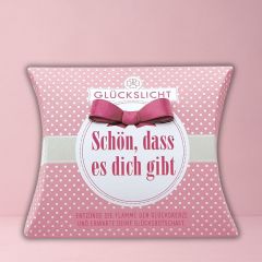 Glückslicht SCHÖN, DASS ES DICH GIBT - gepunktet