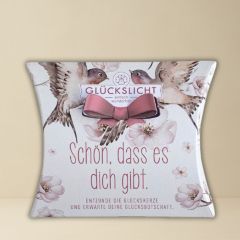 Glückslicht SCHÖN, DASS ES DICH GIBT - Motiv Vögel