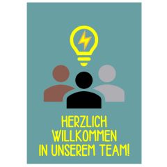 Minicard Onboarding „Herzlich willkommen in unserem Team“ - New Edition