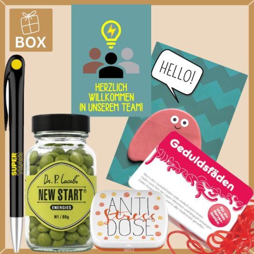 Onboarding Box WILLKOMMEN IN UNSEREM TEAM # 1