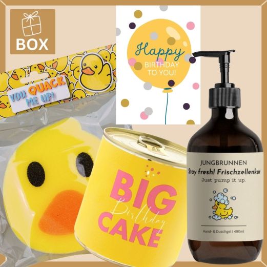 Geschenkbox zum Geburtstag – Geschenkset „Happy Birthday to you!“ (Set 11)