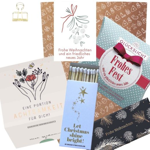 Geschenktüte FROHE WEIHNACHTEN - MISTELZWEIG # 3