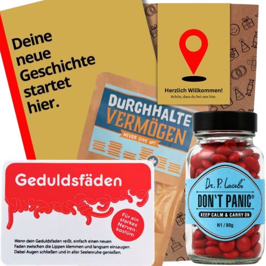 Geschenktüte Onboarding – Willkommensgeschenk  „Zielpunkt“ (Set 2)