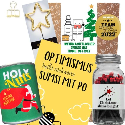 Geschenktüte WEIHNACHTLICHER GRUSS INS HOME OFFICE # 9