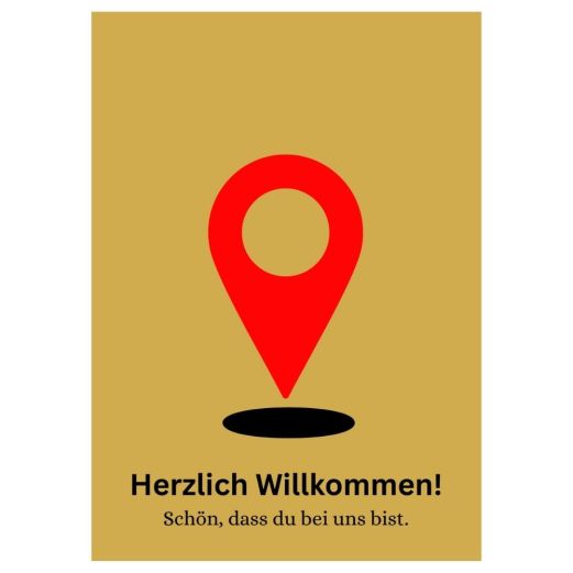 Minicard Herzlich Willkommen! - Zielpunkt
