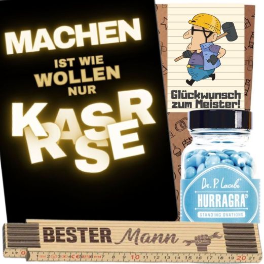 Geschenktüte GLÜCKWUNSCH ZUM MEISTER! # 2