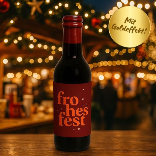 Glühwein rot 0,25L Frohes Fest