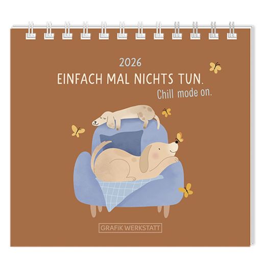Mini-Kalender 2026 Einfach mal nichts tun.